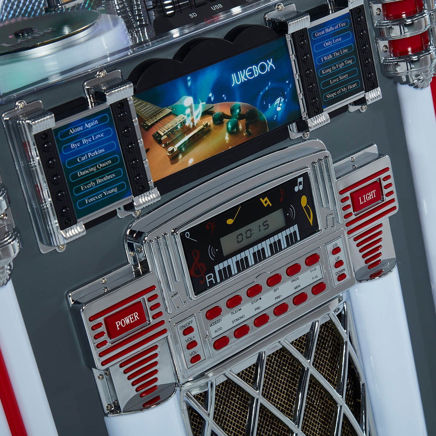 Pureline 105cm Retro Jukebox - CD speler - Bluetooth - FM radio