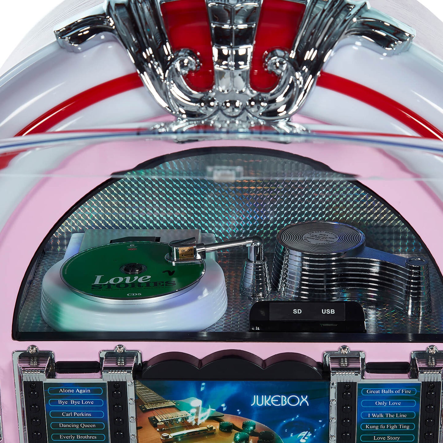 Pureline 105cm Retro Jukebox - CD speler - Bluetooth - FM radio