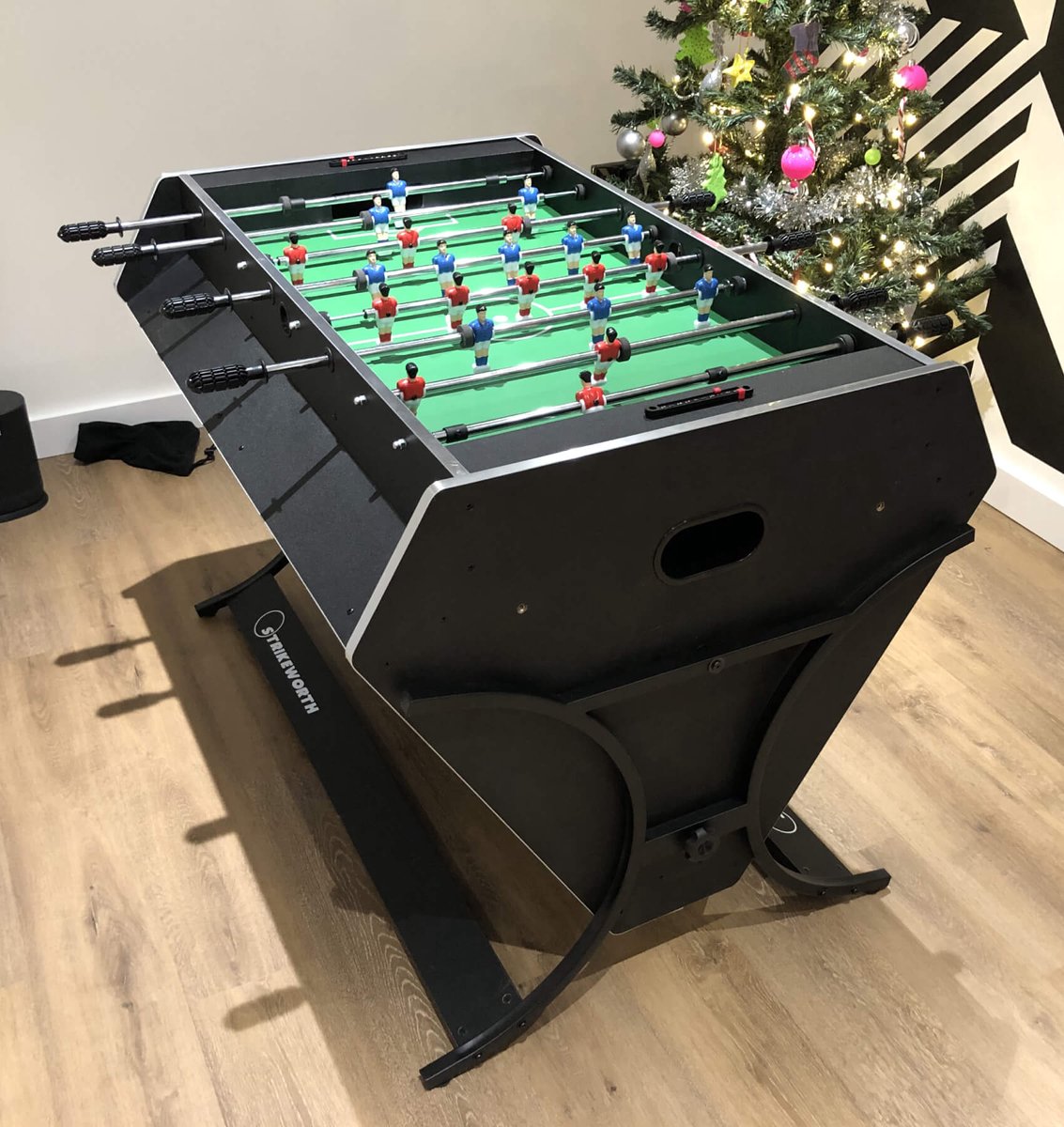 Strength- Compacte & Roterende Multispel Tafel 4ft -TriSport - Pooltafel- tafelvoetbal - airhockey