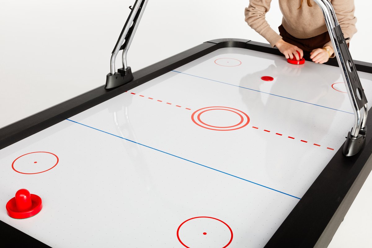 Strength Airhockey Tafel - Airhockeytafel voor thuisgebruik 7FT - Automatische aftelklok