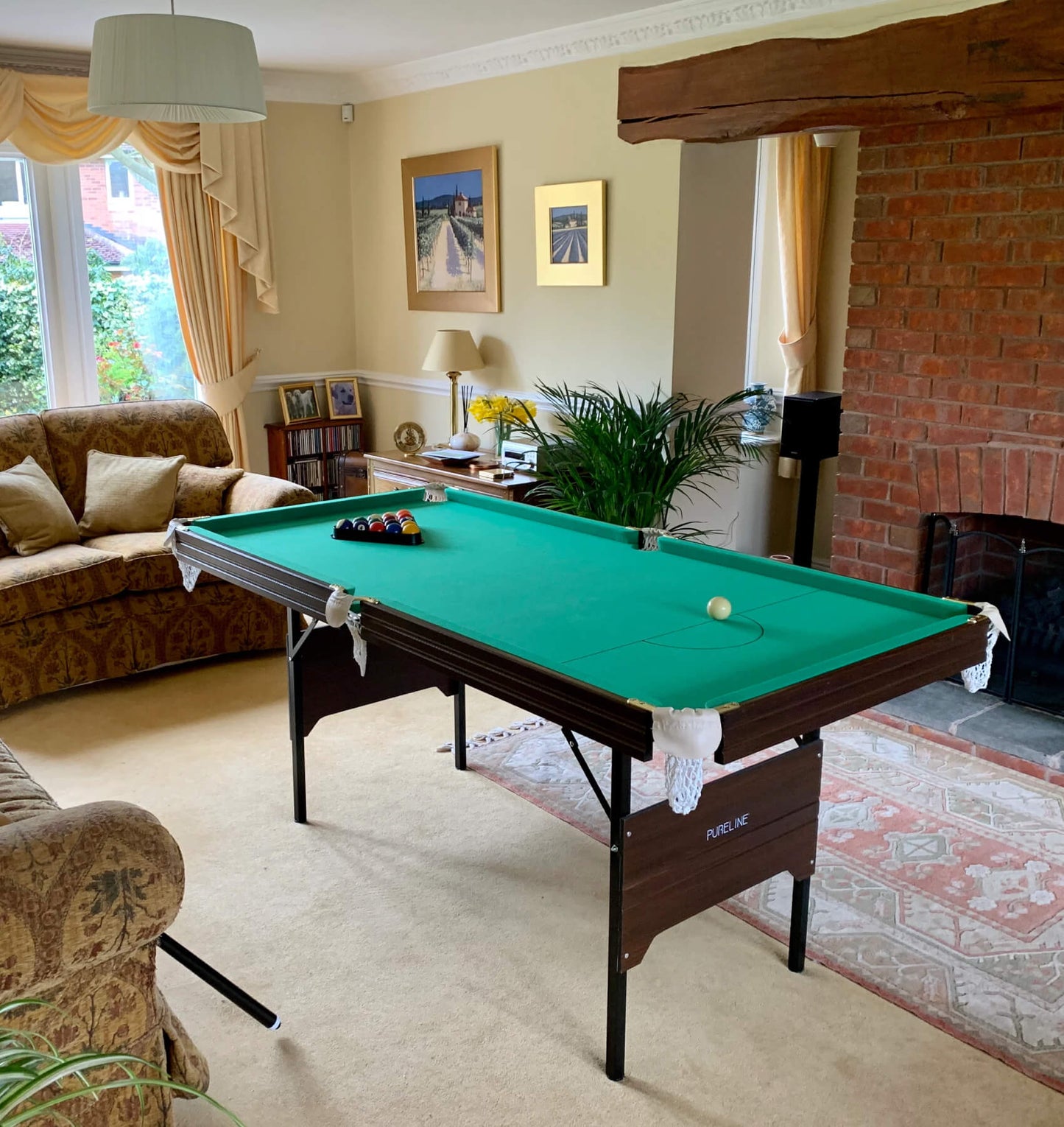 Pureline 6ft Opvouwbare Snooker & pool tafel