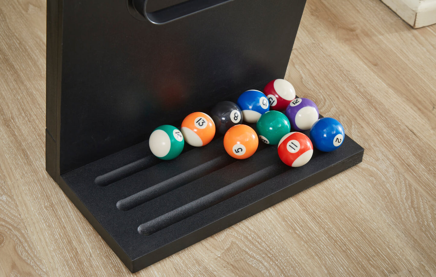 Pureline Launcher Keu rek - keu houder - plaats voor 5 Keus, ballenset & driehoek