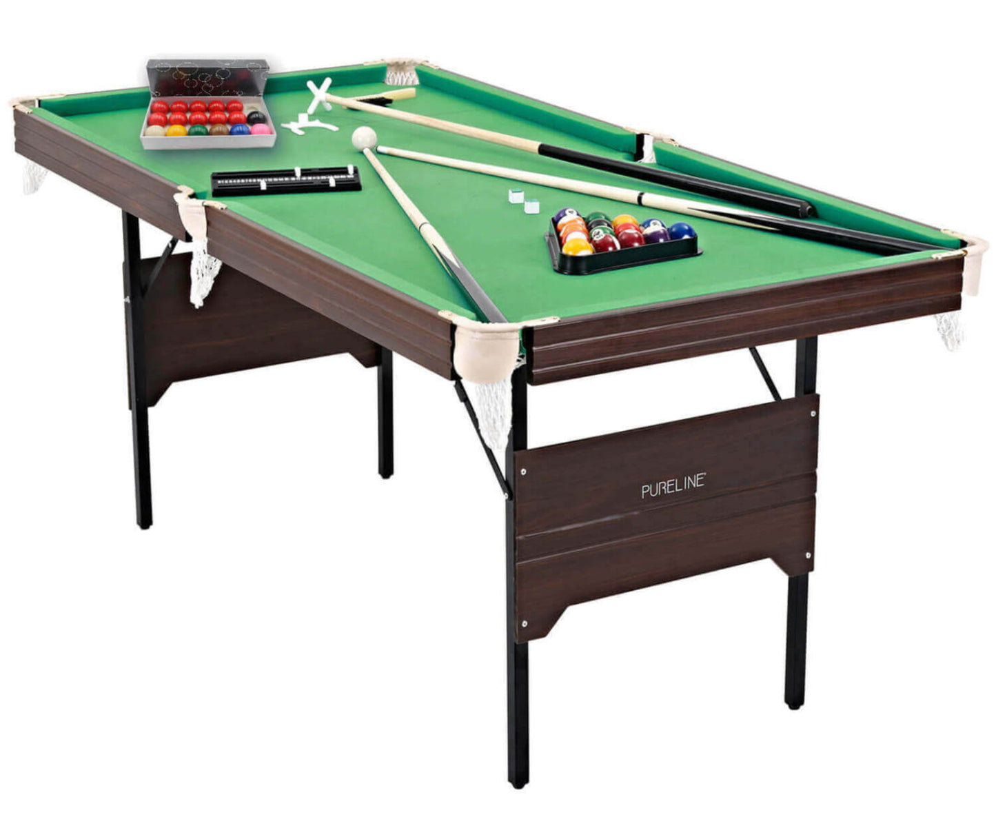 Pureline 6ft Opvouwbare Snooker & pool tafel