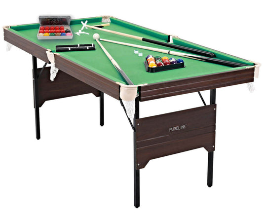 Pureline 6ft Opvouwbare Snooker & pool tafel