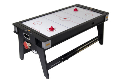 Strikeworth 6ft Multi Games Tafel - 3-in-1 - Pooltafel, Airhockey tafel & Tafeltennistafel - speel biljart, pingpong en Airhockey in 1