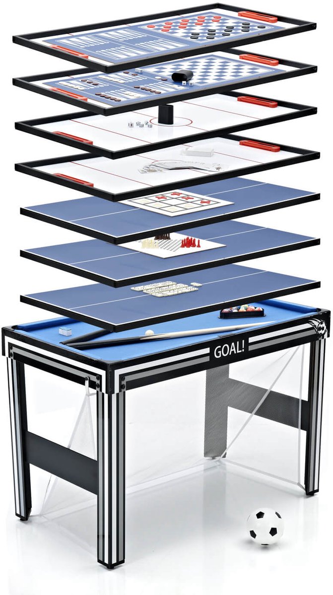 Strength - 21in1 Multi Game tafel - All in one speeltafel