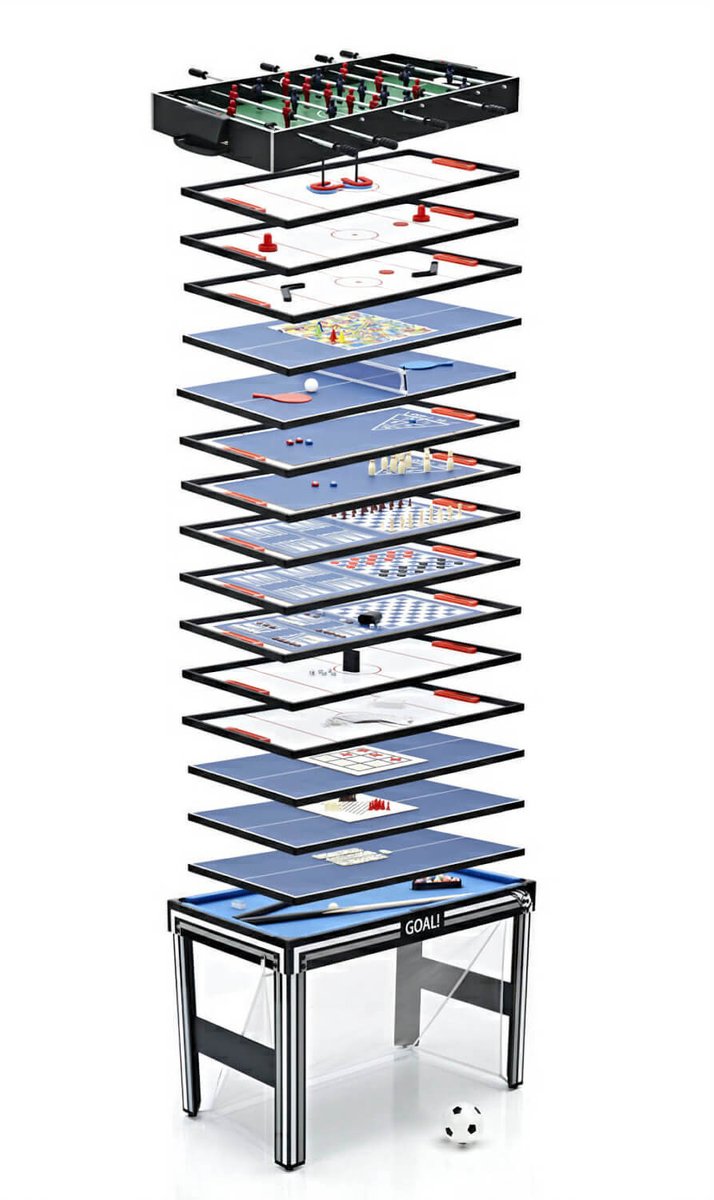 Strength - 21in1 Multi Game tafel - All in one speeltafel