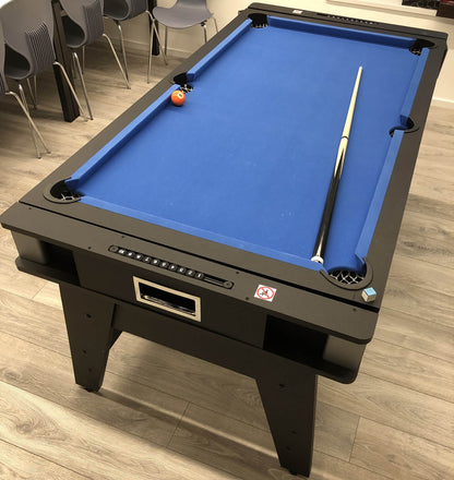 Strikeworth 6ft Multi Games Tafel - 3-in-1 - Pooltafel, Airhockey tafel & Tafeltennistafel - speel biljart, pingpong en Airhockey in 1