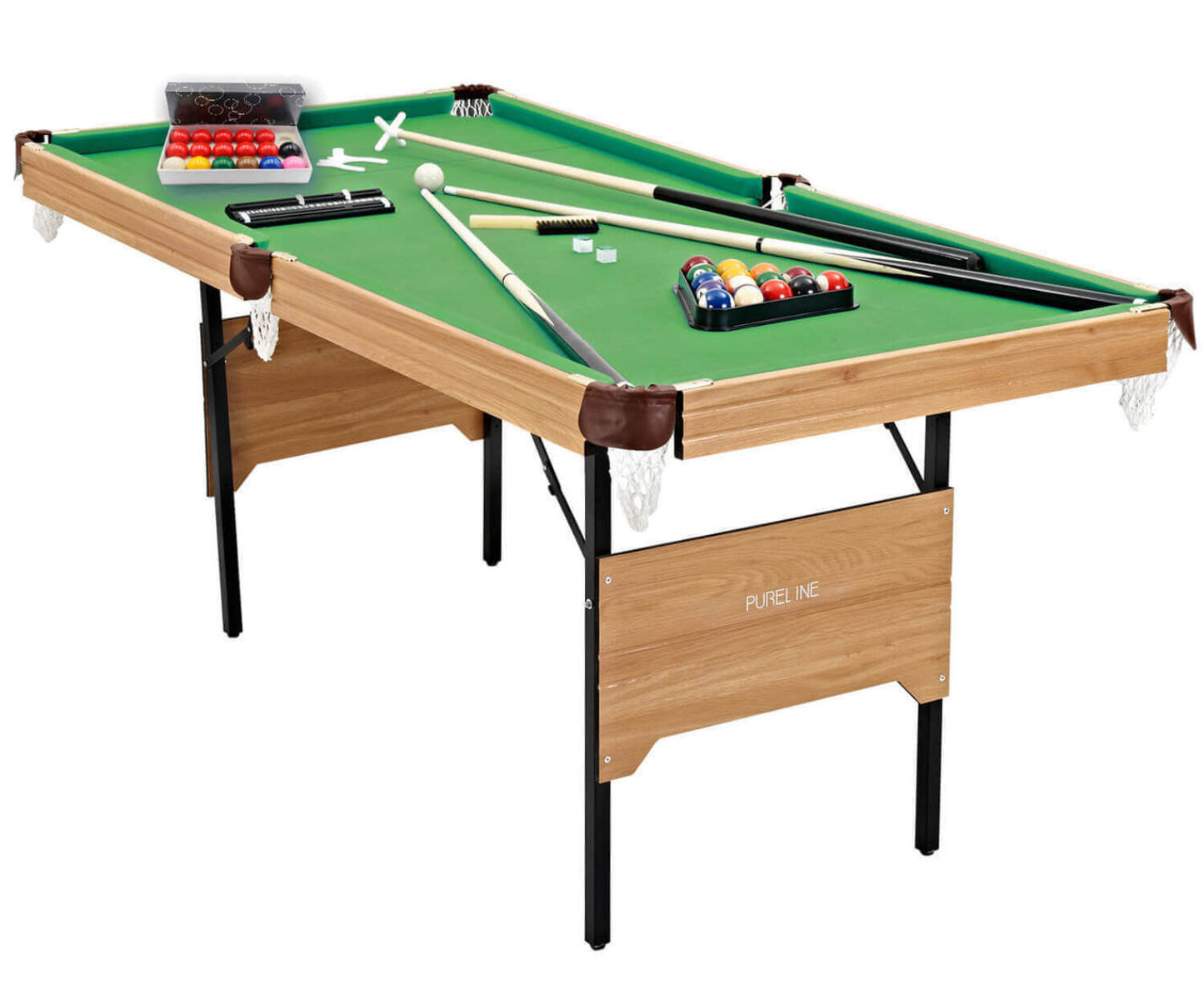 Pureline 6ft Opvouwbare Snooker & pool tafel
