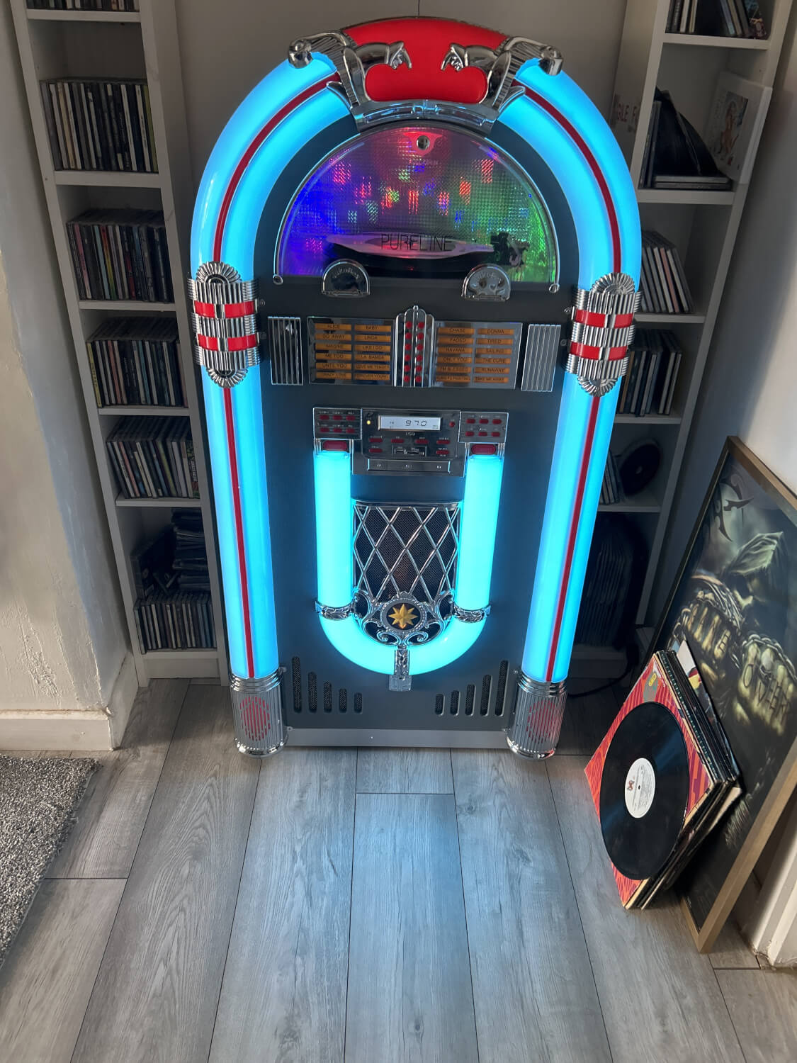 Jukebox 128V Retro - FM radio - Bluetooth - CD - Vinyl XL