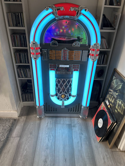 Jukebox 128V Retro - FM radio - Bluetooth - CD - Vinyl XL
